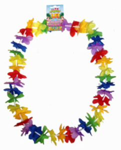 Multi Coloured Hawaiian Lei- Flower Necklaces