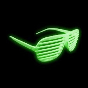 Shutter Shades - Neon Green