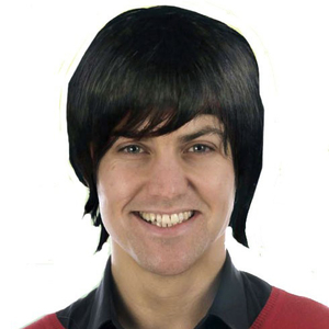 Male/Guy Boy Band Style Wig (Black)