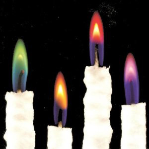 Angel Lights Coloured Flame Candles