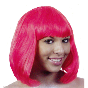 Female Shoulder Length Wig (Pink)