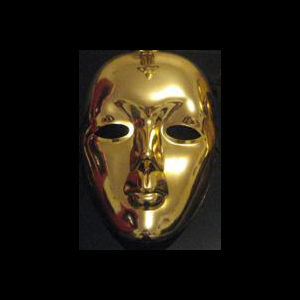 Gold Full Face Phantom Masquerade Mask