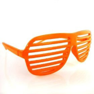 Shutter Shades - Neon Orange