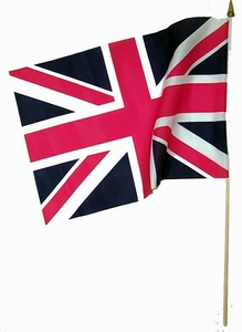 Union Jack Handheld Flags 45cm x 30cm