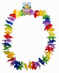 Multi Coloured Hawaiian Leis - From £0.24